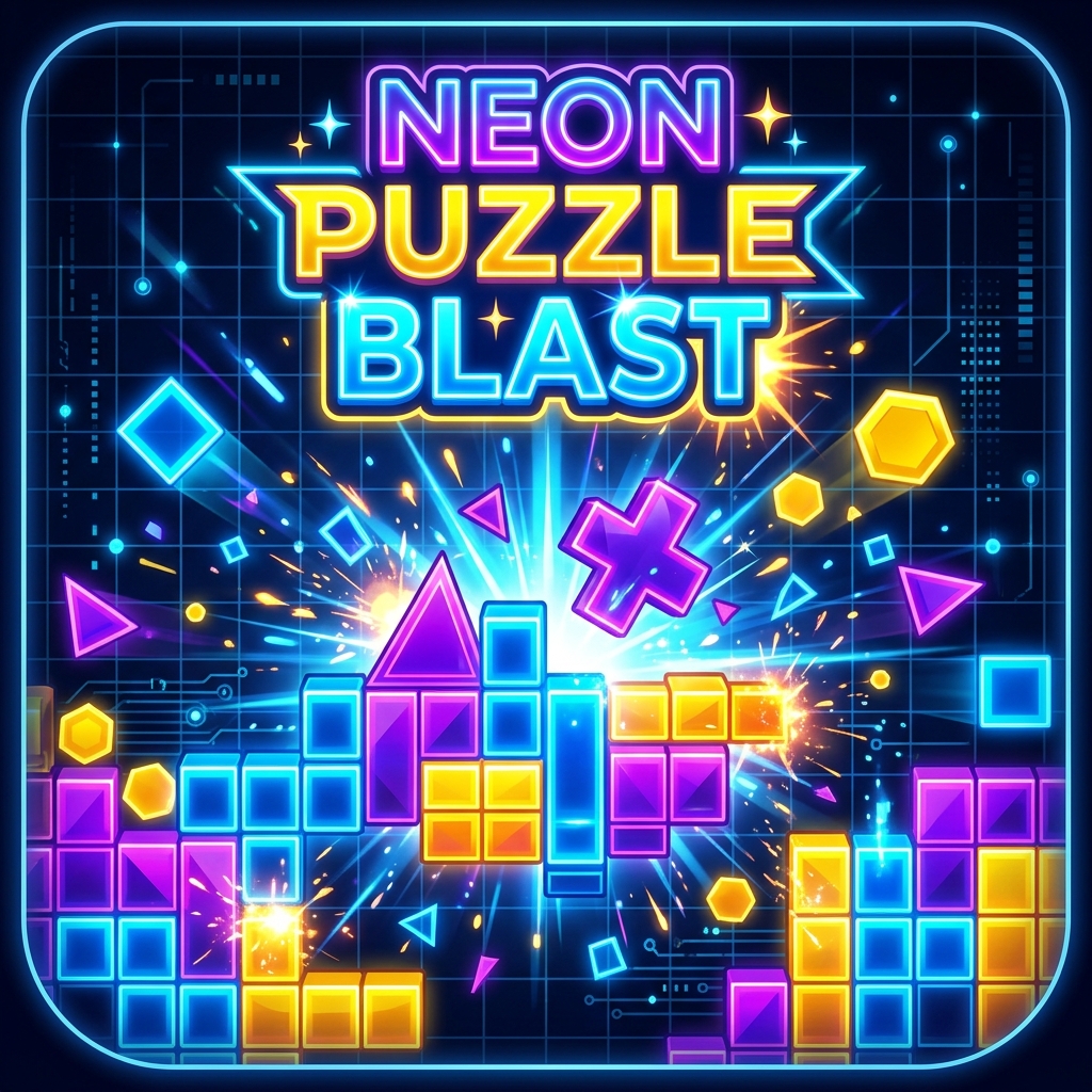Neon Puzzle Blast